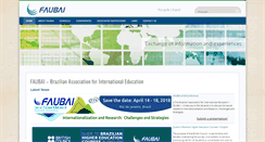 Desktop Screenshot of faubai.org.br