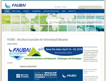 Tablet Screenshot of faubai.org.br